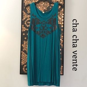 Studded Tank Dress